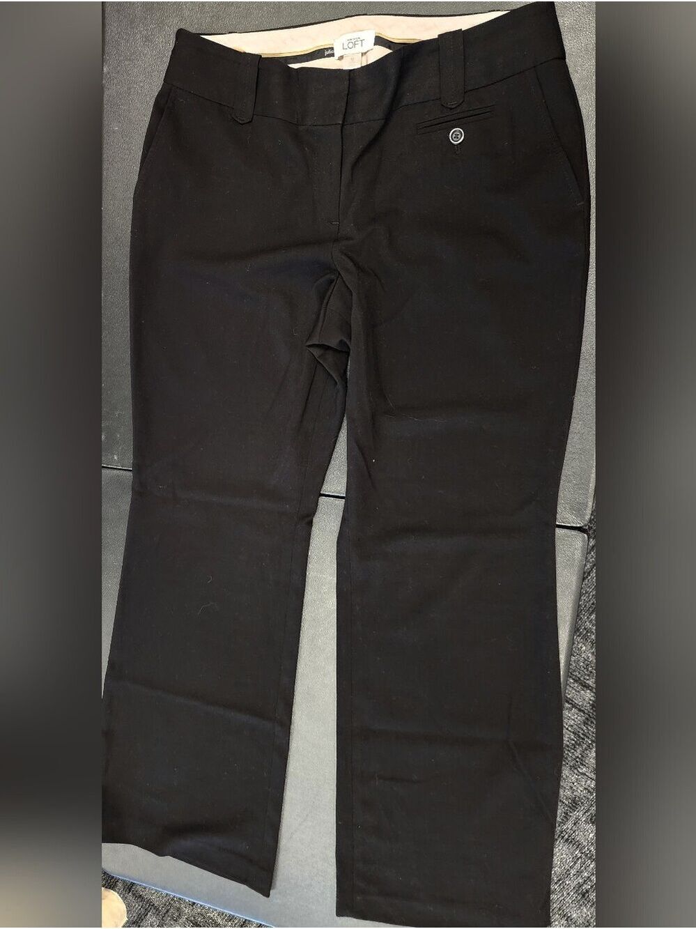 LOFT Black Julie Trouser Pants Ladies Sz 10